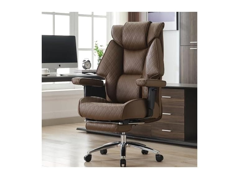 EXCEBET Office Chair with Footrest - Image 1