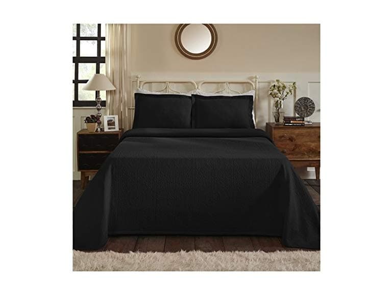 Superior 100% Cotton Medallion Bedspread with Shams - Image 1