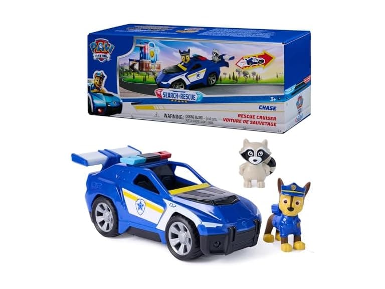 Paw Patrol: Search & Rescue,Chase Rescue Cruiser Vehicle with 2 Figures - Image 1