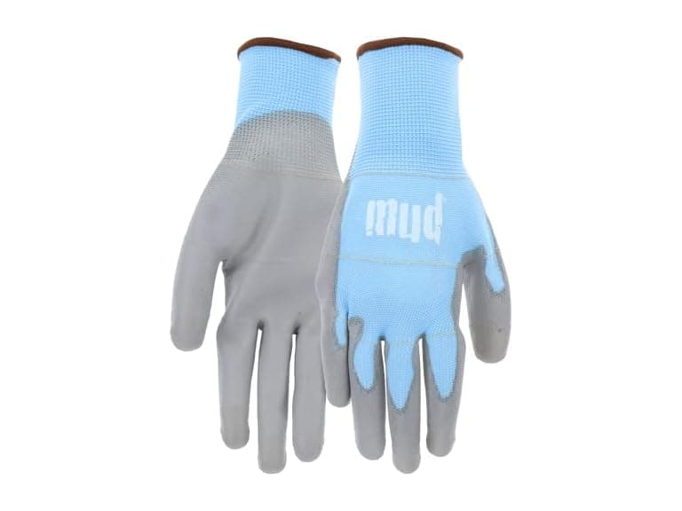MUD 028B Polyurethane Coating Gloves Blueberry - Image 1