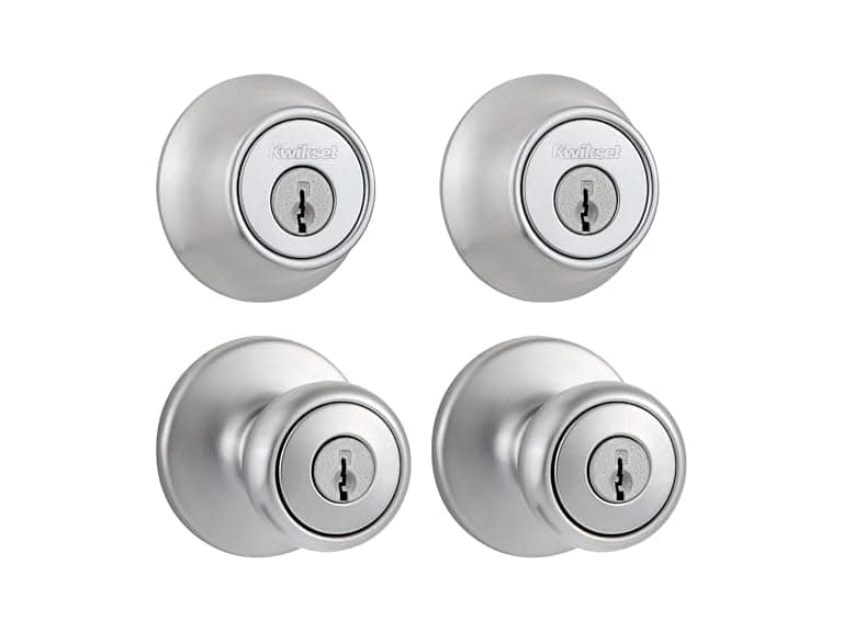 Tylo Front Door Knob & Deadbolt Set