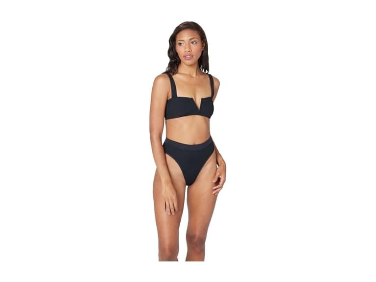 L*Space Women (S) Ribbed Lee Lee Top-S Bikini - Image 1