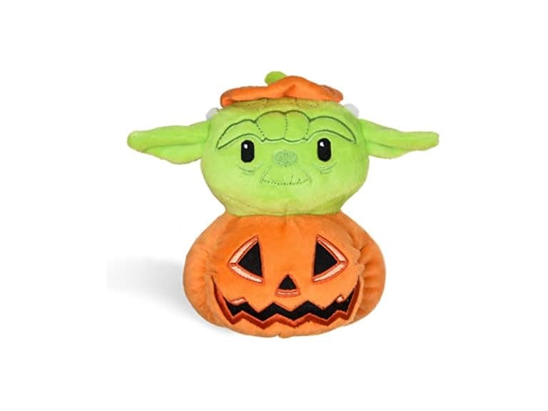 Star Wars Yoda Plush Dog Toy - Pumpkin Head - Image 1