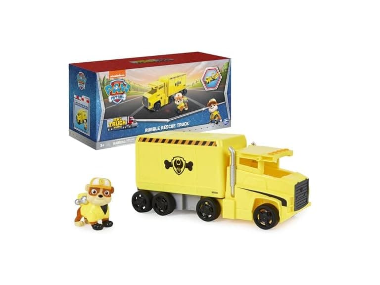 Paw Patrol Rubble Transforming Toy Trucks - Image 1