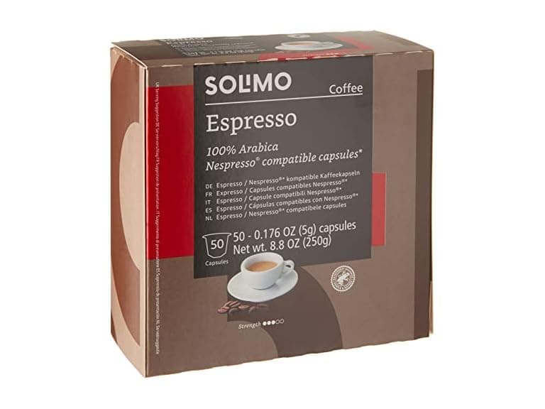 (50 ct) Amazon Brand Solimo Espresso Capsules - Image 1