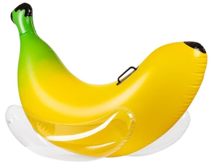 ZoneInflatable Banana Pool Float Rocker - Image 1