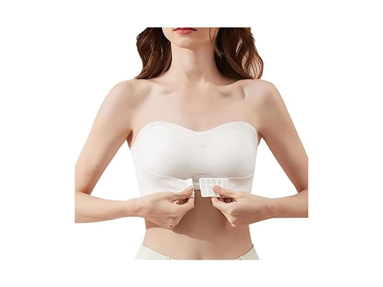 Werdribo Women (XL) Invisible Bandeau Bra