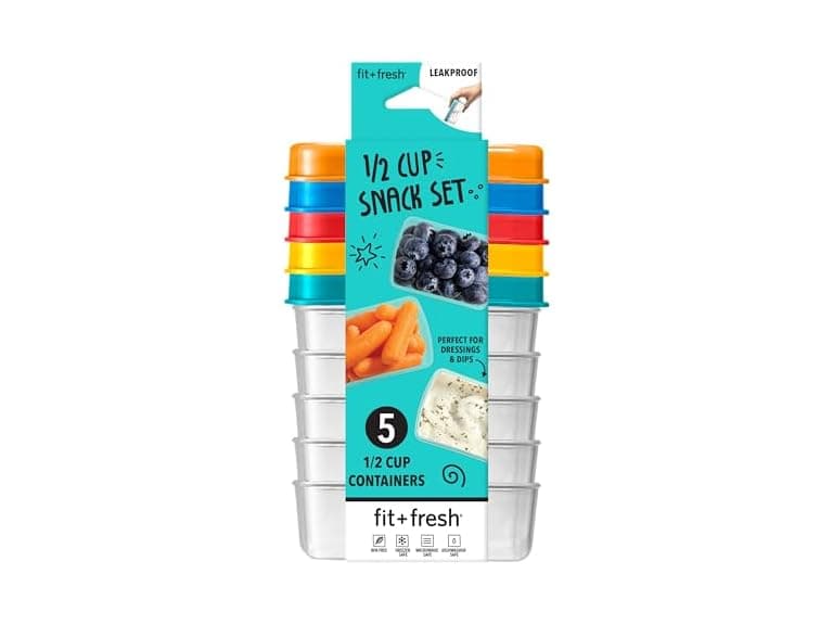 Fit & Fresh 1/2-Cup Snack Set - Image 1