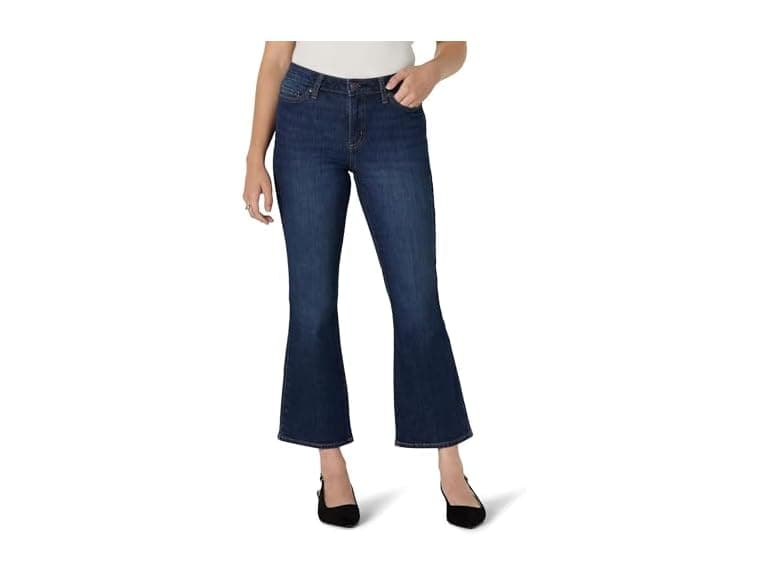 Amazon Essentials Womens Medium Stretch MidRise Kick Crop Jean - Image 1