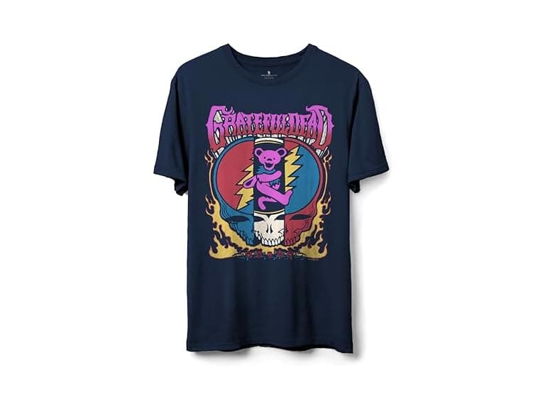 Junk Food Dancing Bear Navy Tee - L - Image 1