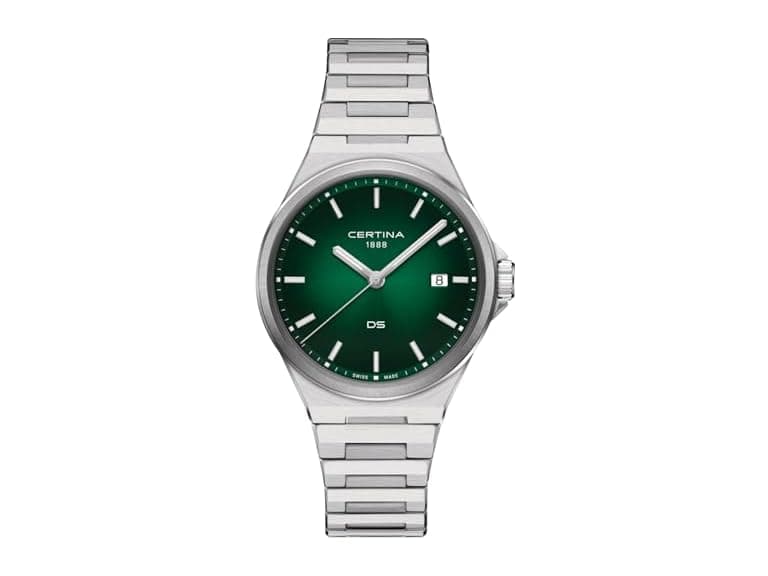 Certina, Mens, DS 7 Gent Std Quartz, 39, mm, Steel, Quartz, Green - Image 1
