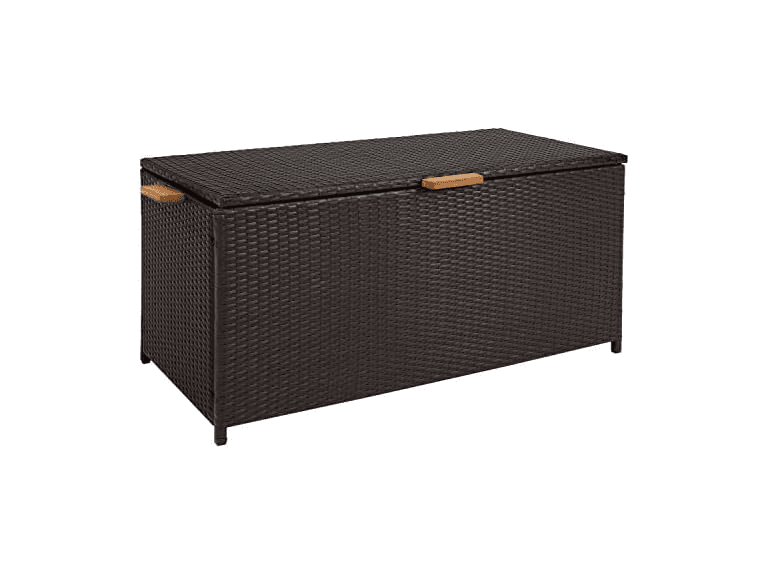 Sunnydaze 75 Gal Wicker Storage Box - Image 1