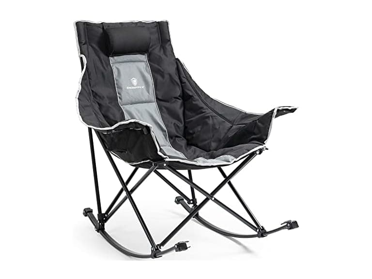 Grey Rocking Camping Chair - Image 1