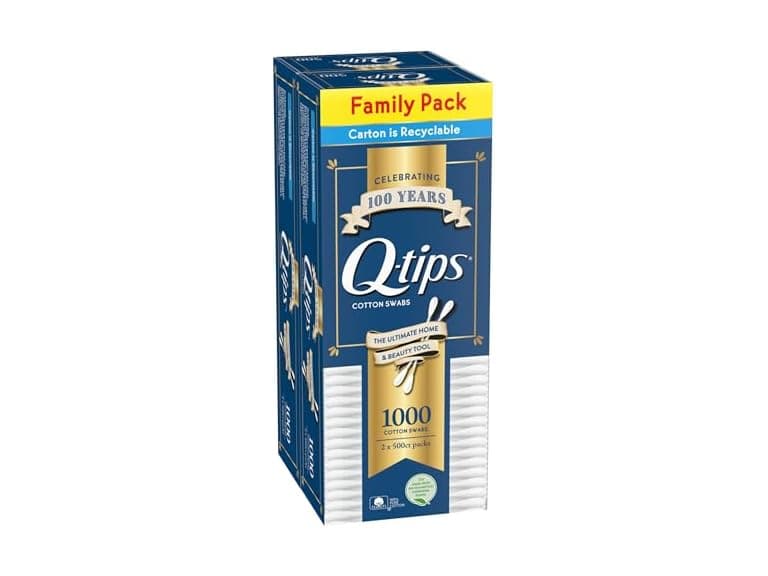 Q-tips Cotton Swabs 500ct (2pk) - Image 1