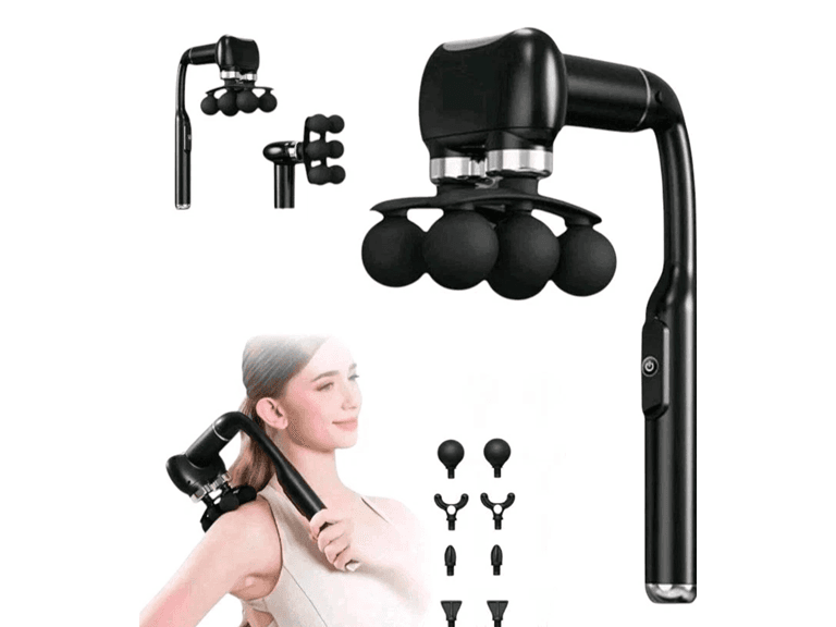 2-IN-1 6 Head Massage Gun - Image 1