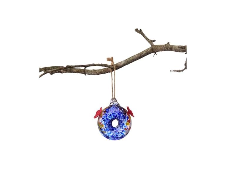 Red Carpet Hummingbird Feeder Blue Twin - Image 1