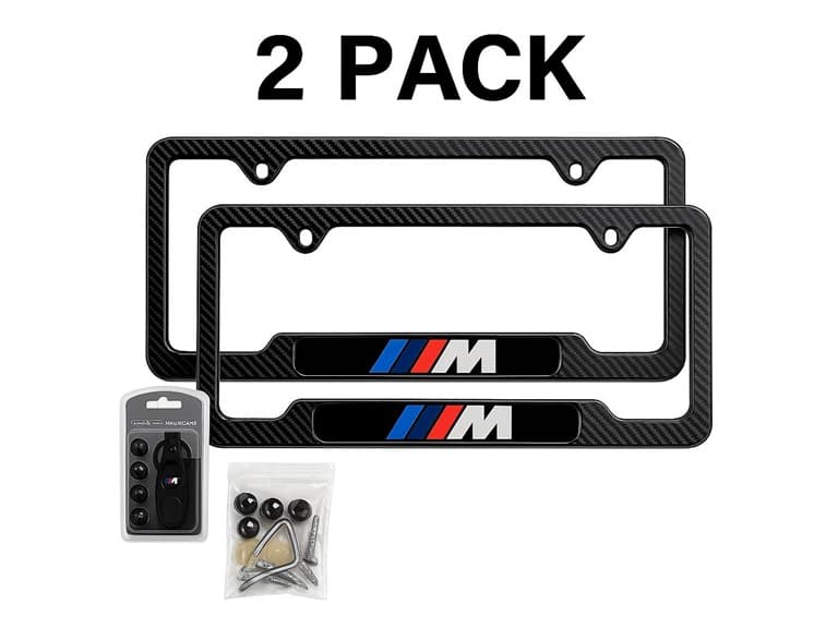 2 Pack License Plate Frames for BMW - Image 1