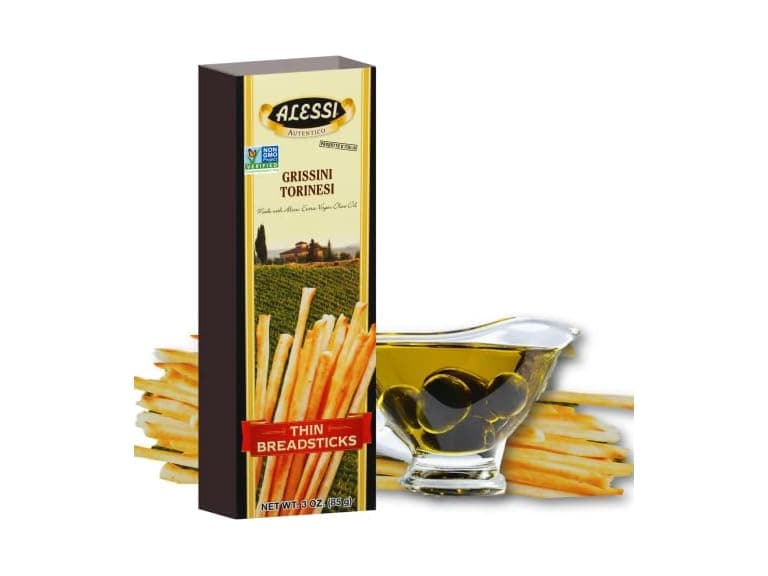 12PK Alessi Imported Breadsticks, Low Fat - Image 1