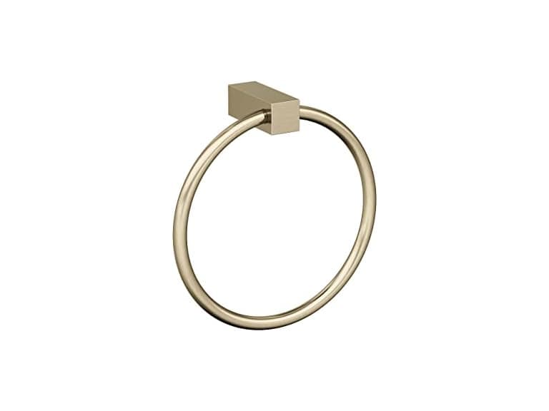Amerock BH36082BBZ | Golden Champagne Towel Bar - Image 1