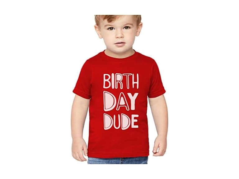 Tstars Boys (5T) It's My Birthday Dude Kids Shirt - Image 1
