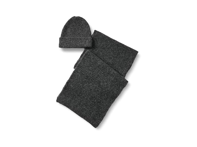 Amazon Essentials Unisex Faux Mohair Scarf Hat Set - Image 1