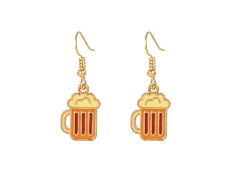 swglcowo Beer Glass Earrings - Image 1