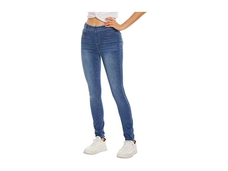 Loueera Women (L) Jeggings Stretchy Jeans - Image 1