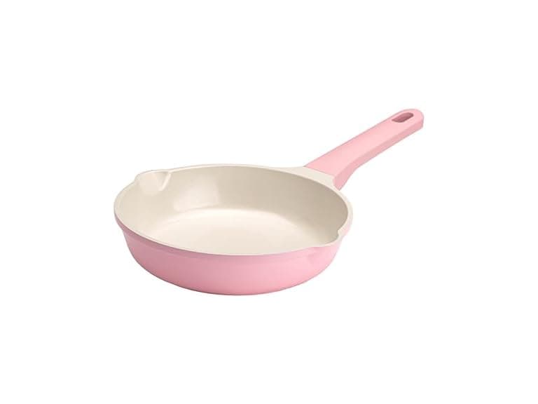 Paris Hilton Ceramic Cast Aluminum Fry Pan Pink - Image 1