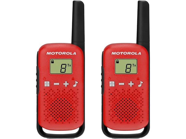 (NEW) 2-PACK Motorola T110 Talkabout Radios, 16 Mile Range - Image 1