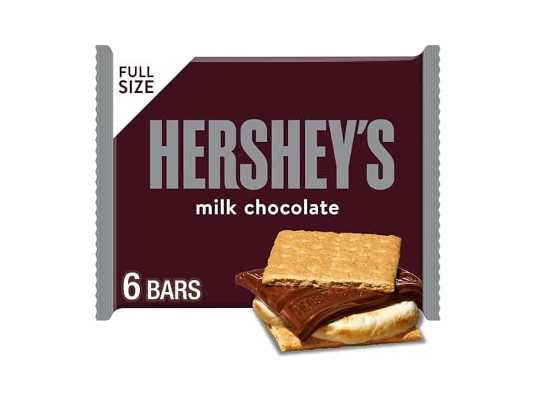 6Ct HERSHEY'S Milk Chocolate Candy Bars, 1.55 oz - Image 1