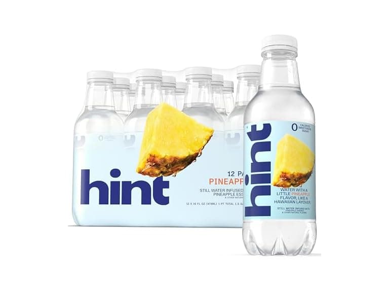 12PK Hint Water Pineapple, Pure Water Infused w/ Pineapple - Image 1