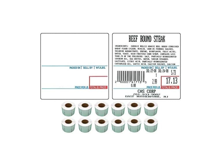 CAS CAS LST-8020 Direct Thermal Labels - 12 - Image 1