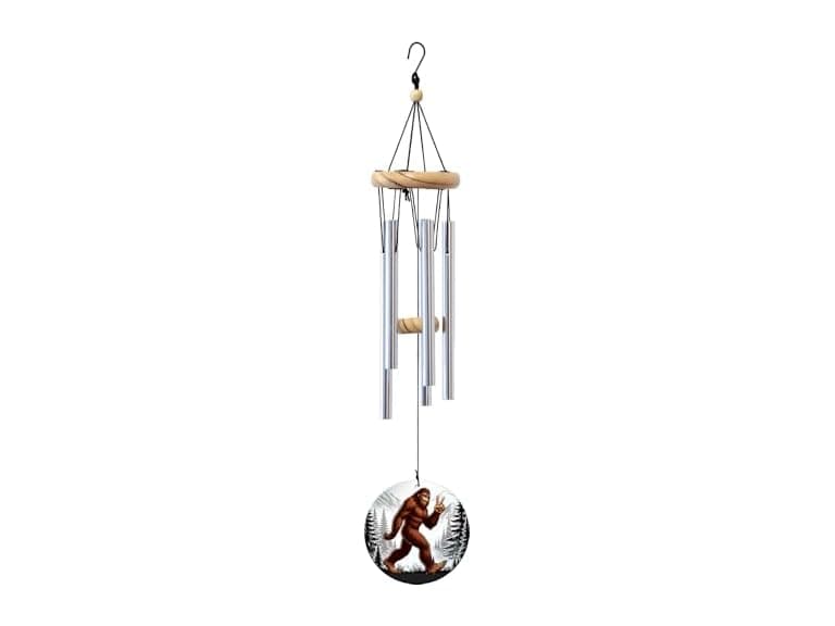 Spoontiques Big Foot Wind Chime Silver - Image 1