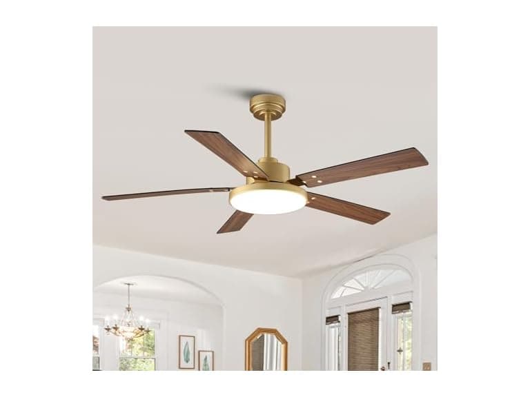 Parrot Uncle Ceiling Fan w/ Light & Remote, 52 Inch - Image 1