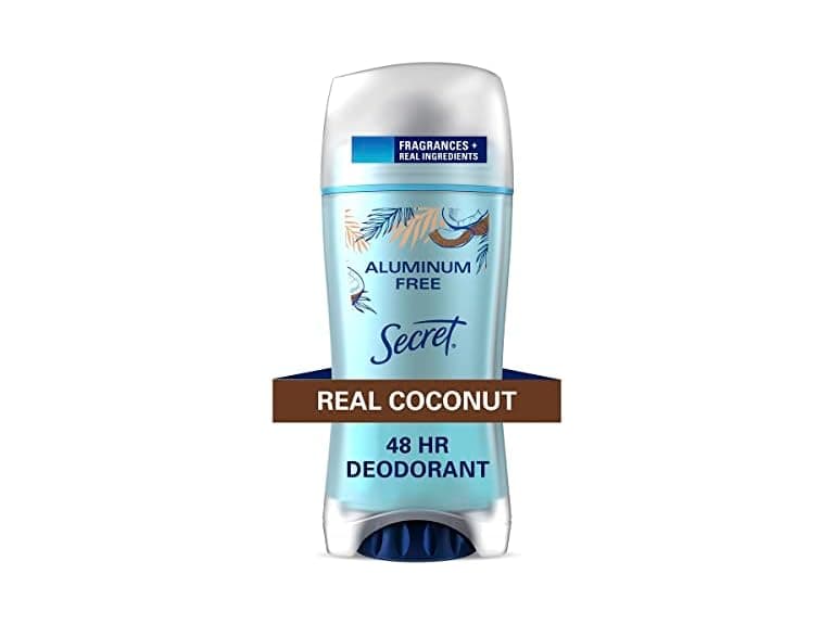 Secret Aluminum Free Deodorant, Coconut, 2.4 oz - Image 1