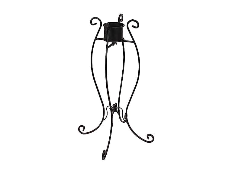 Sunnydaze Steel Gazing Globe Stand-Black - Image 1