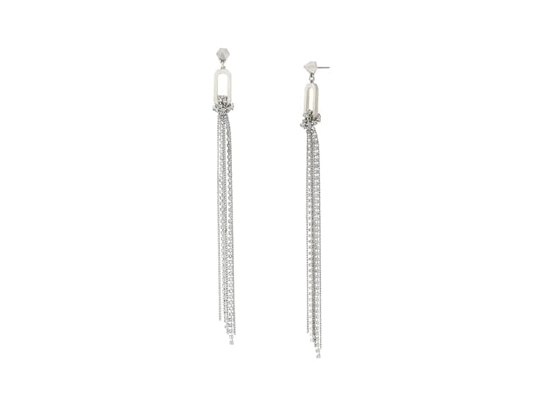 AllSaints Women April Chain Fringe Earrings - Image 1