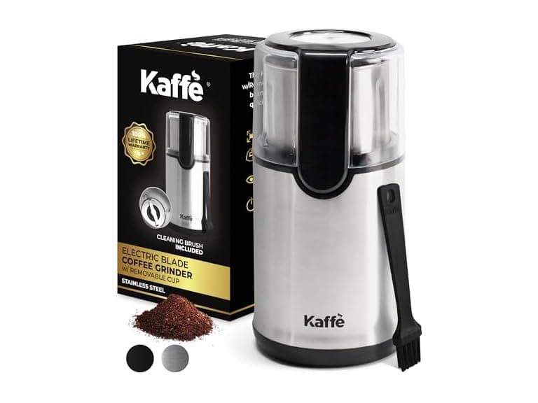 Kaffe Electric Coffee Grinder with Removable Cup (3.5oz) - Image 1
