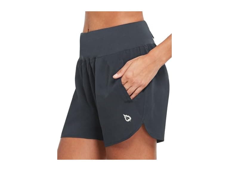 Baleaf Women (M) 5" Running Workout Liner Shorts - Image 1