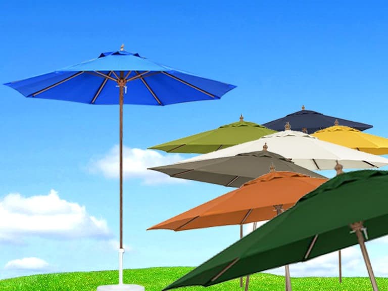 California Umbrella 9-ft Patio Umbrellas - Image 1