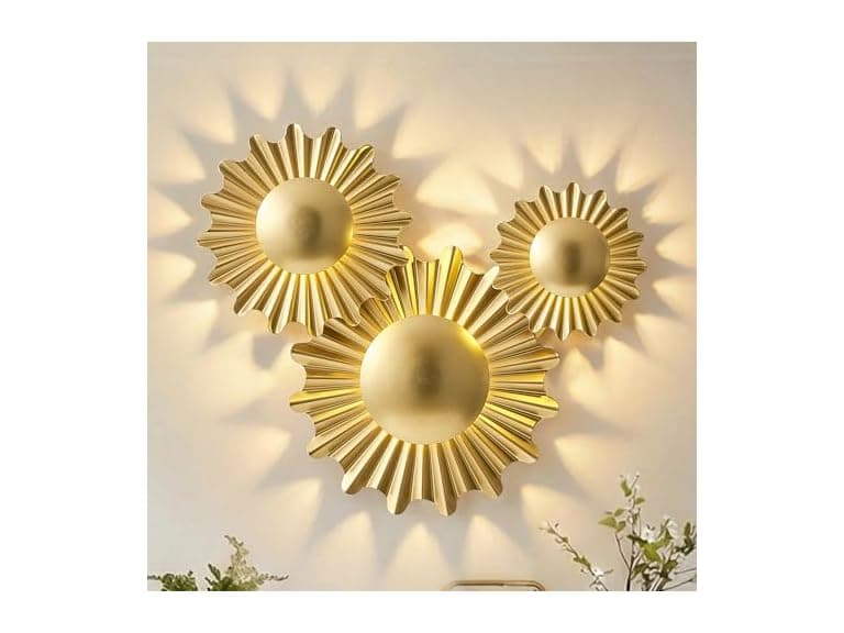 Parrot Uncle 16.5 Inch Gold Wall Sconce - Image 1