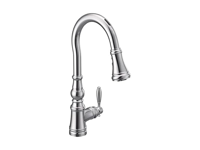 Moen Weymouth Chrome Smart Faucet Touchless Pull-Down