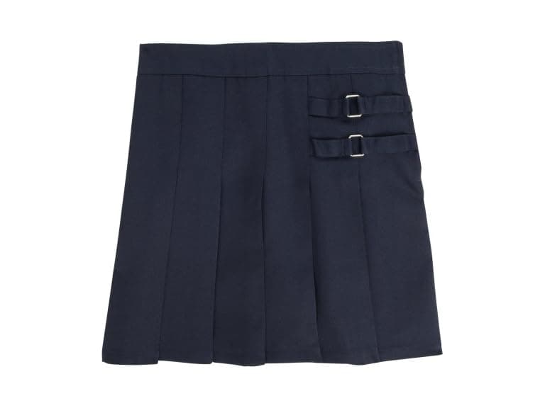 French Toast Girls (7) Pleated -Navy -7 Scooter - Image 1
