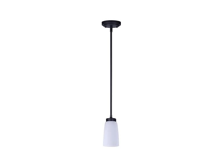 Canarm 1 Light Pendant Light Matte Black - Image 1