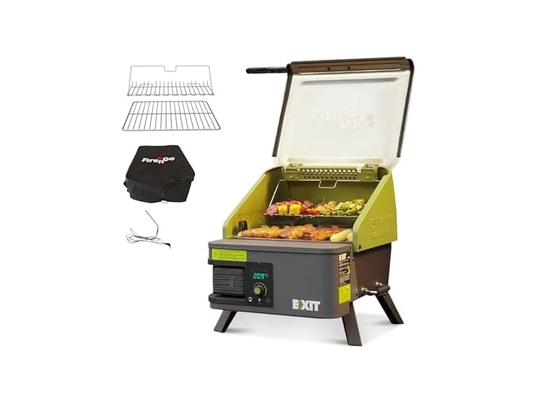 20V Portable Wood Pellet Grill Smoker - Image 1