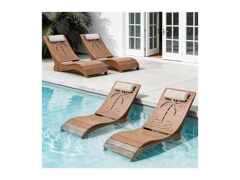 in Pool Lounge Chairs Set of 4 - Image 1
