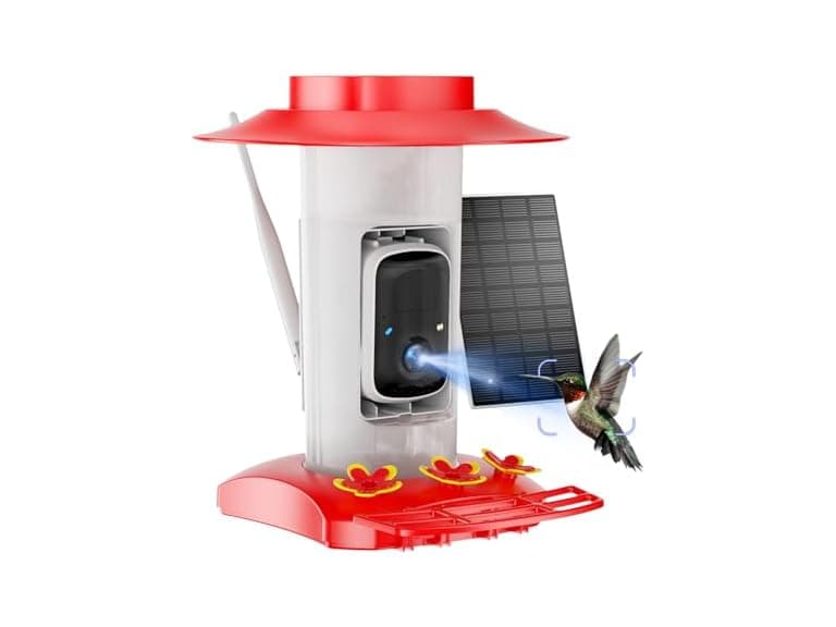 INKCKU Hummingbird Feeder with Camera - Image 1