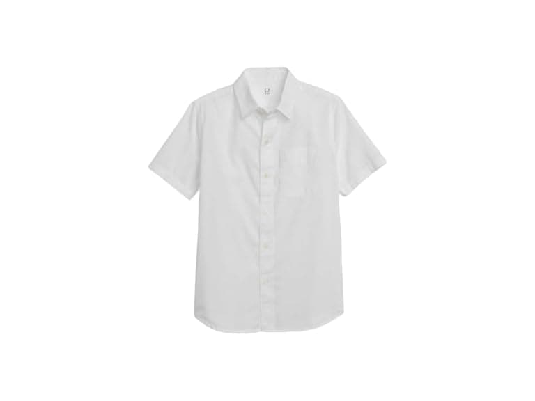 GAP Boys Short Sleeve Poplin Shirt - Image 1