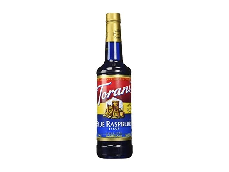 Torani Blue Raspberry Syrup, 750 mL - Image 1