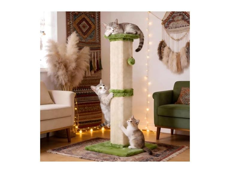 Fansafurn Tall Cat Scratching Post, 32'' - Image 1